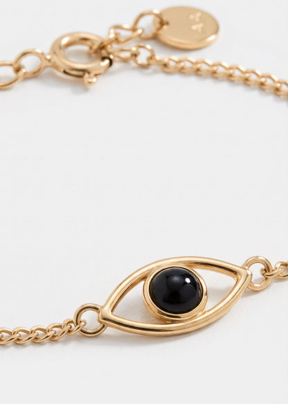 Pulsera Ojo Protector - Oro 18k