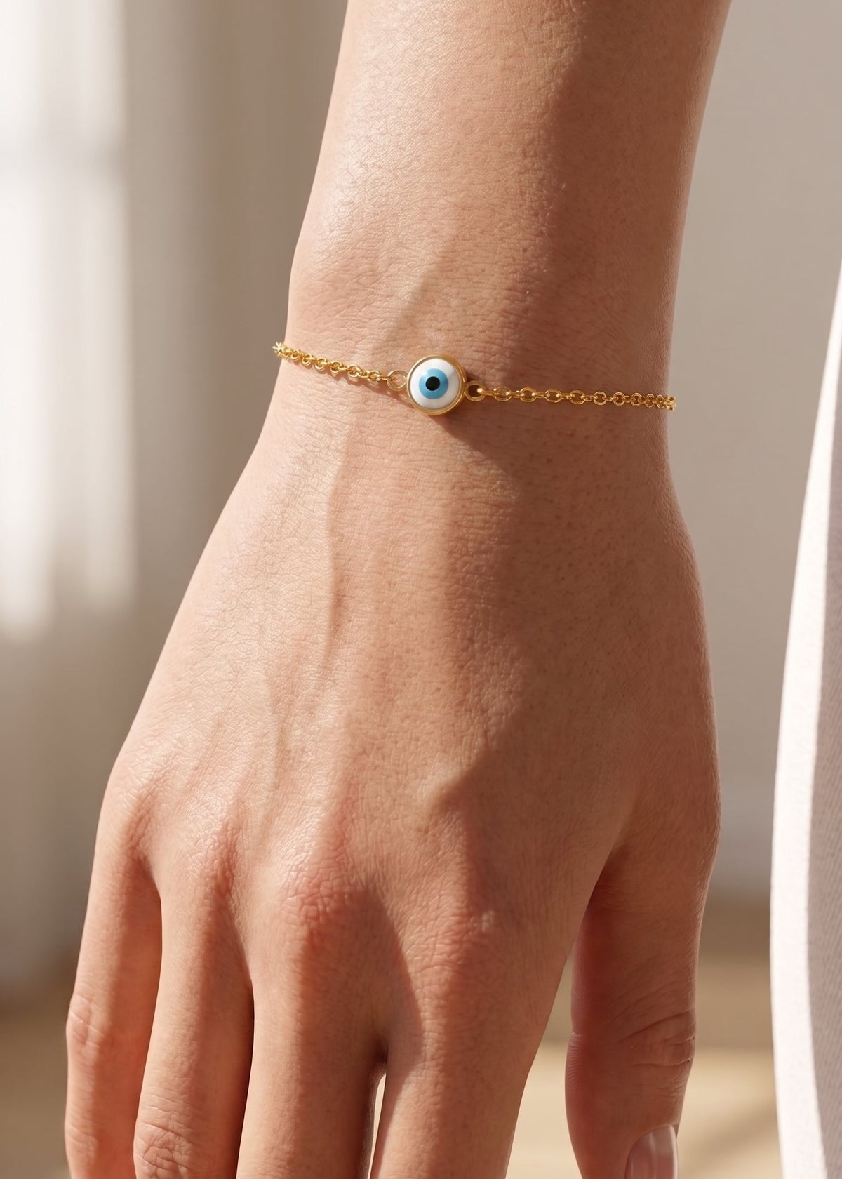 Pulsera Ojo Protector - Oro 18k