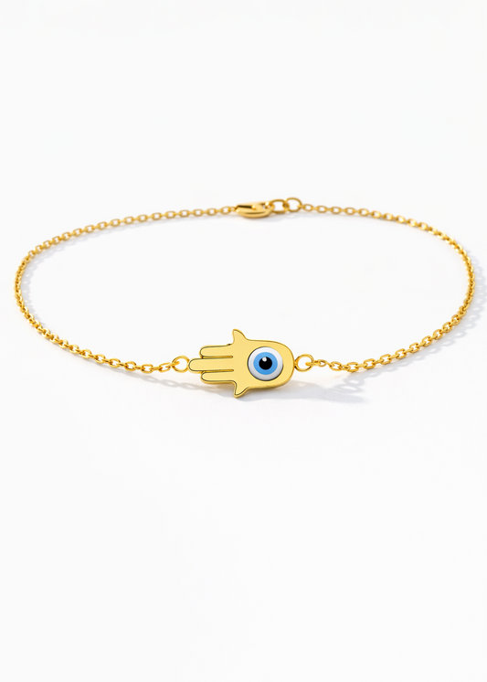 Pulsera Ojo Protector - Oro 18k