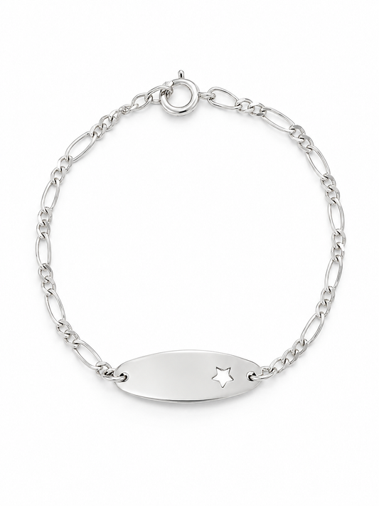 Pulsera modelo Elan con estrella calada