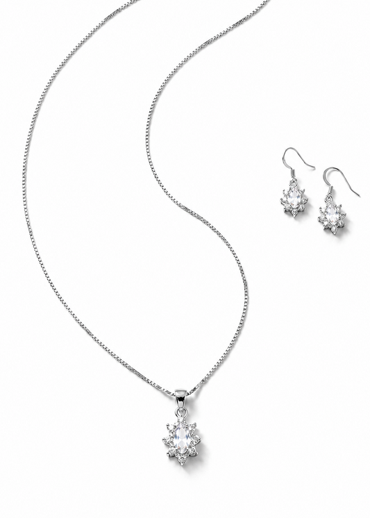 Set modelo Diana - Collar y Aros