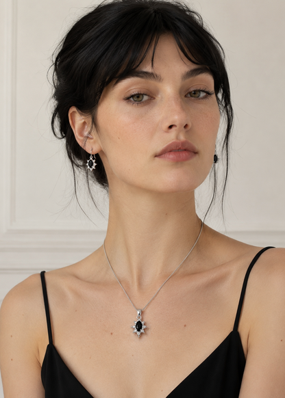 Set modelo Diana - Collar y Aros