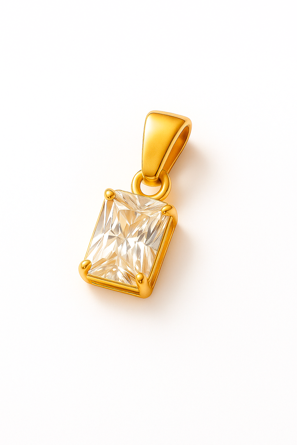 Colgante con Circón modelo Aureon oro 18k