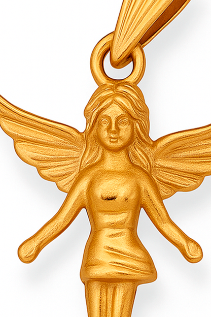 Colgante Hada en Oro 18k