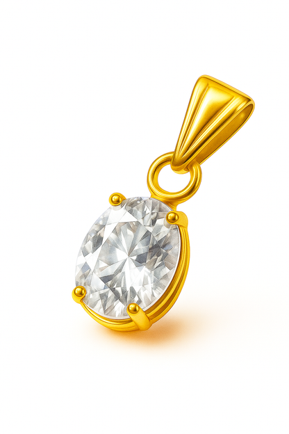 Colgante con Circón modelo Ignis de Oro 18k